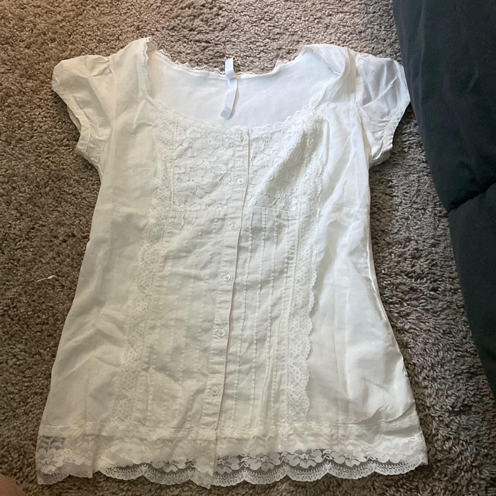 fairy grunge lace top